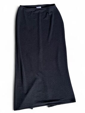 Fashion Bug Black Maxi Skirt - Streamlined Silhouette